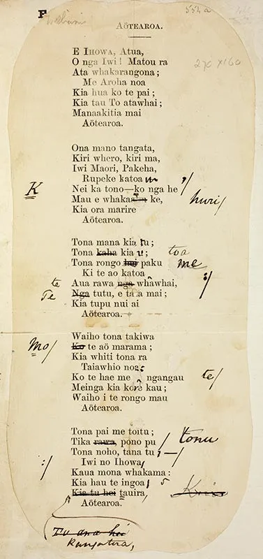 Edited version of 'Aotearoa'