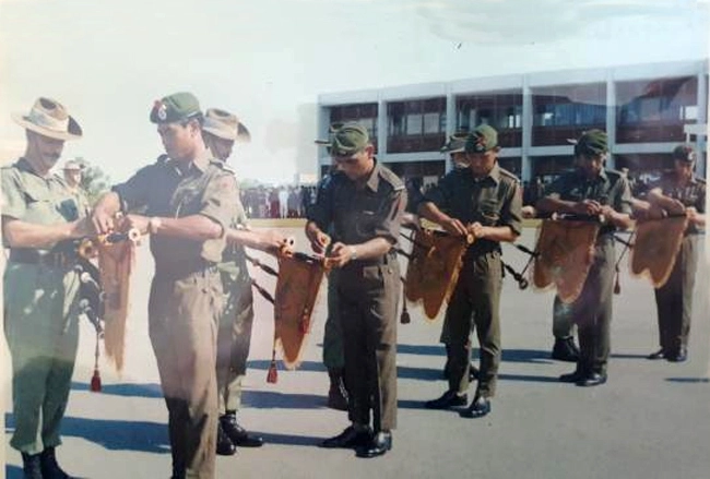 1RNZIR parade, Singapore