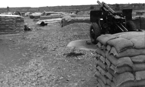 No. 4 gun at Nui Dat