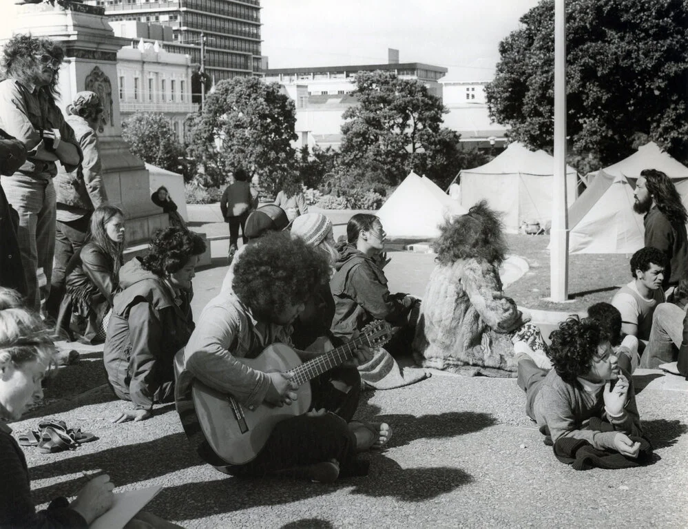 Māori Land protest at Parliament