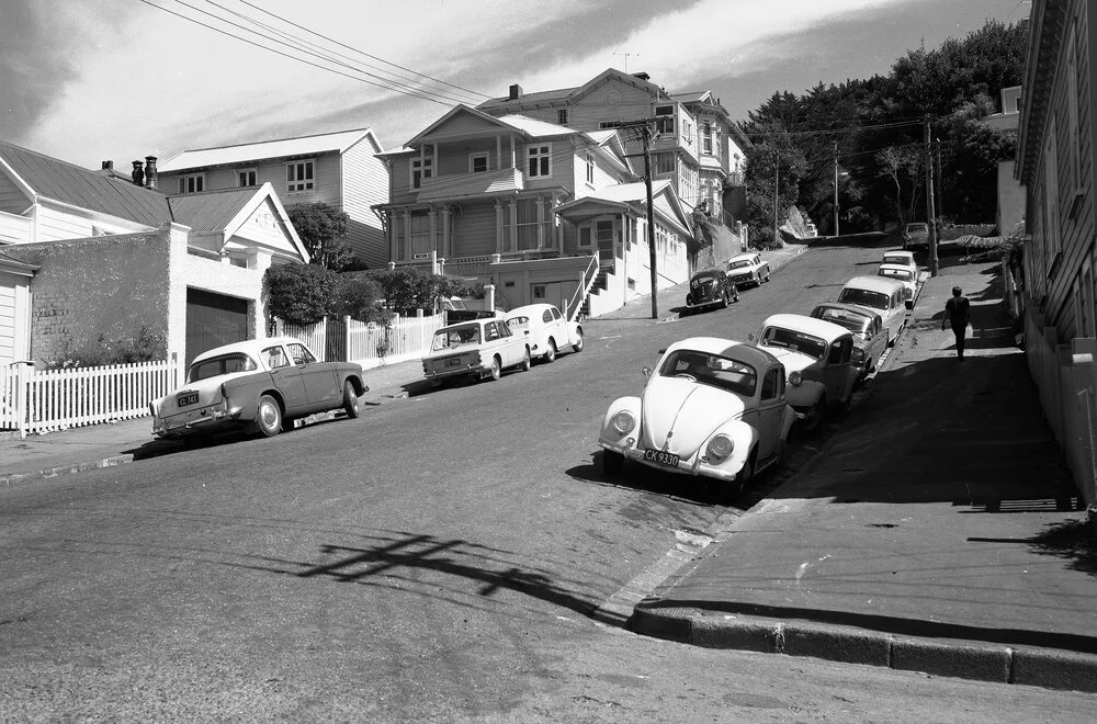 [Vivian Street, Wellington, looking towards The Terrace. Taken from Buller Street corner]