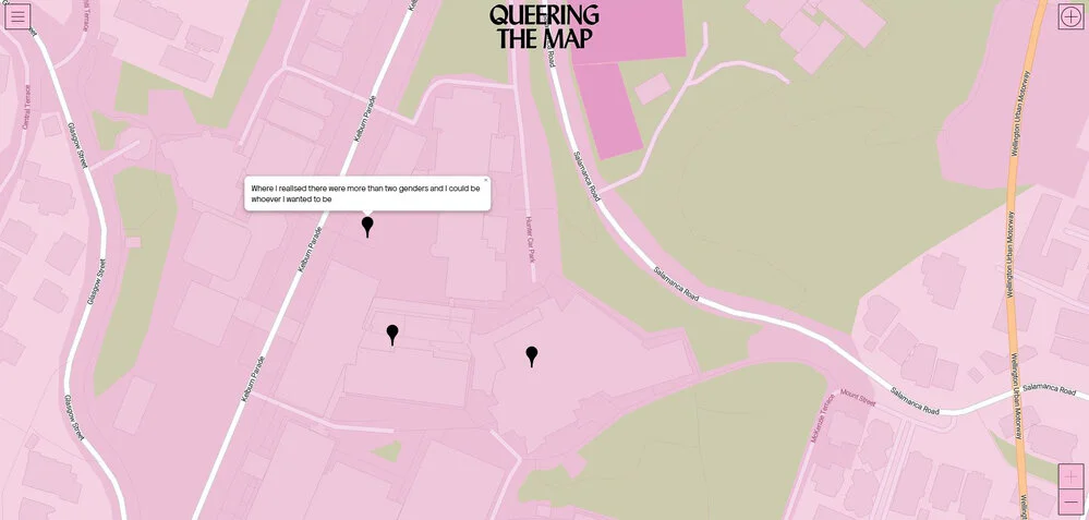 Queering the Map Kelburn Campus pin 3