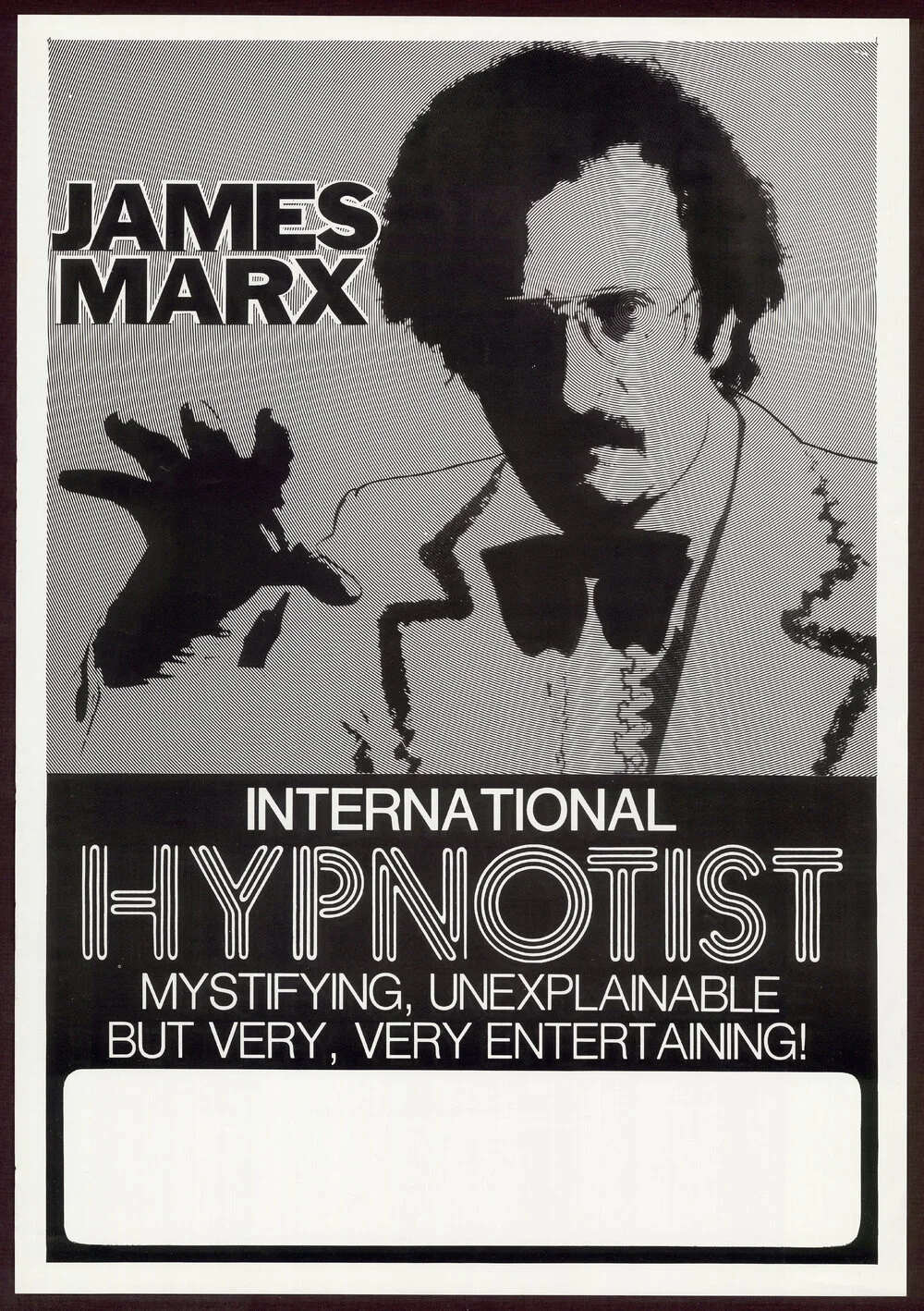 James Marx, International Hypnotist.