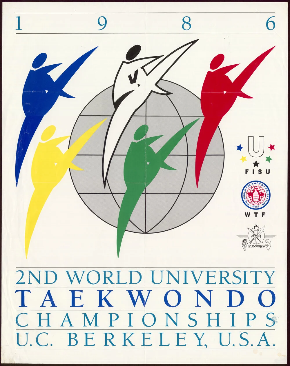 1986 2nd World University Taekwondo Championships, U.C. Berkeley, U.S.A.