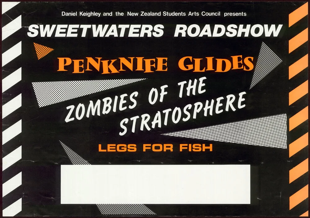 Sweetwaters Roadshow: Penknife Glides, Zombies of the Stratosphere, Legs for Fish.