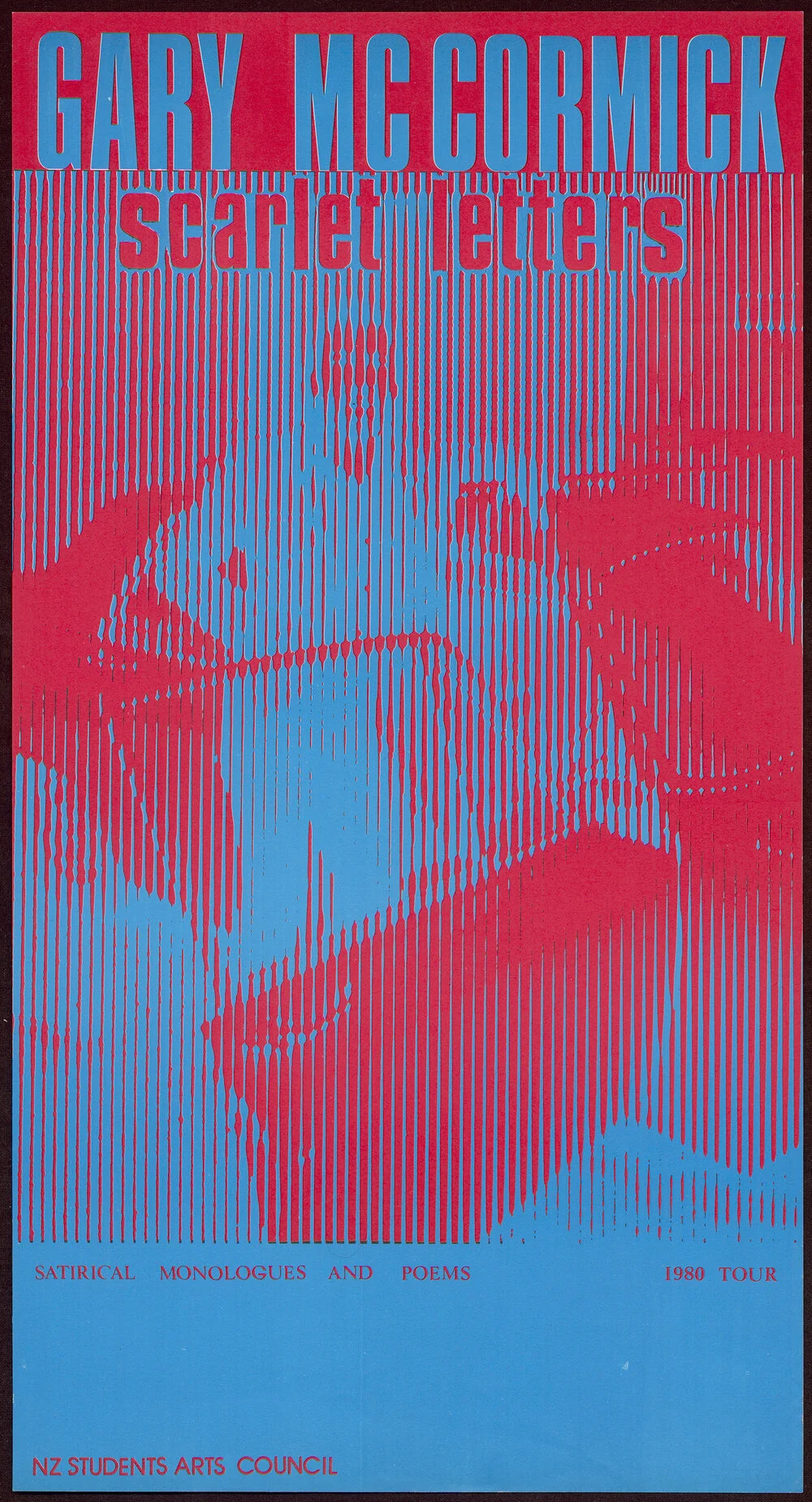 Gary McCormick : Scarlet Letters [blue]