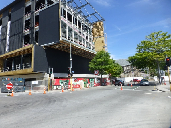 Central Library construction
