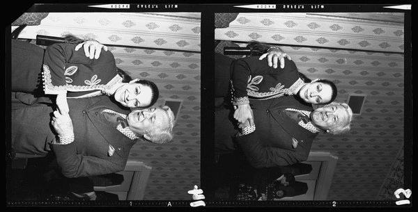Melvin Belli with his wife, Lia Belli