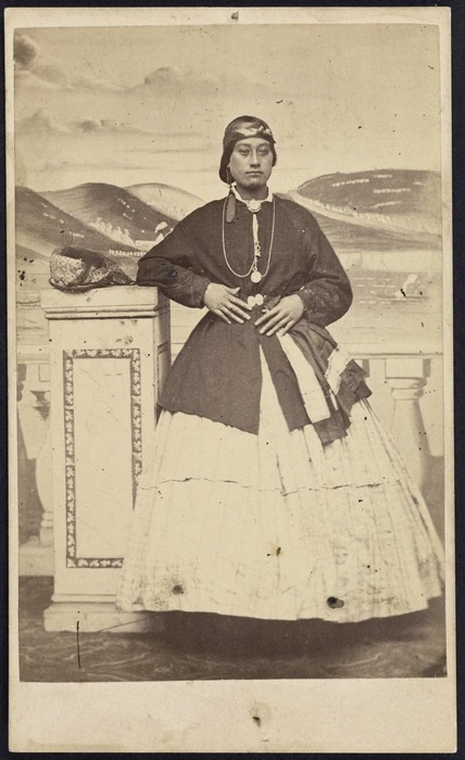 Peyman, Benjamin, 1823/24-1897: Portrait of Karaana, sister to the Queen of Nukumaru