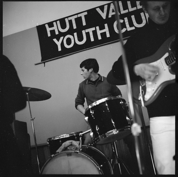 Musical group The Selected Few, playing at the Hutt Valley Youth Club
