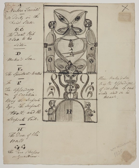 Kendall, Thomas, 1778-1832 :Nuku Tawiti, a deity in the first state [1824]