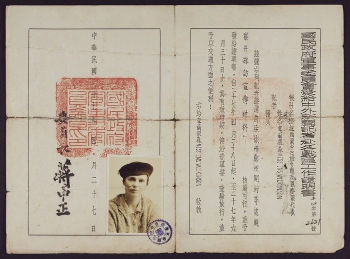 Chinese travel documents