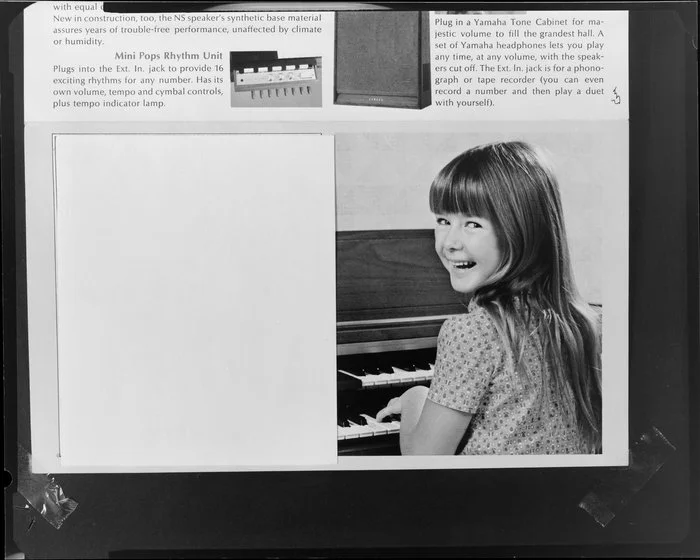 Child playing piano